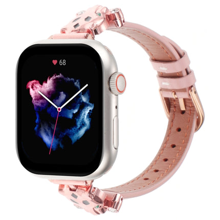 Leopard Head Genuine Leather Watch Band, For Apple Watch 46mm / 49mm / 45mm / 44mm, For Apple Watch 42mm / 41mm / 40mm / 38mm - DealBuddy