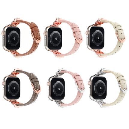 Leopard Head Genuine Leather Watch Band, For Apple Watch 46mm / 49mm / 45mm / 44mm, For Apple Watch 42mm / 41mm / 40mm / 38mm - DealBuddy