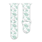 Christmas Pattern Reverse Buckle Silicone Watch Band
