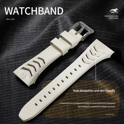 RedPepper Armor Metal Case Integrated Silicone Watch Band, For Apple Watch 44mm / 45mm - DealBuddy