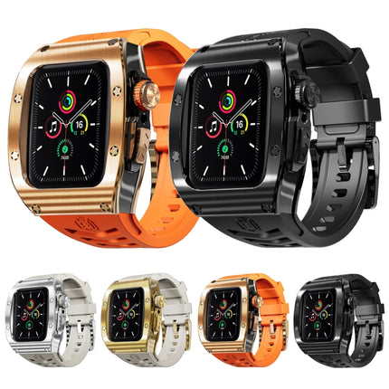 RedPepper Armor Metal Case Integrated Silicone Watch Band, For Apple Watch 44mm / 45mm - DealBuddy