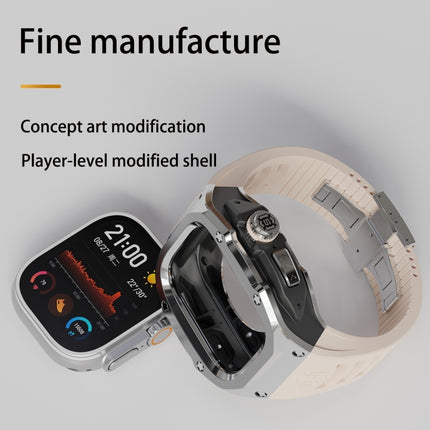 RedPepper Armor Metal Case Integrated Silicone Watch Band, For Apple Watch Ultra 3 / 2 / 1 49mm - DealBuddy