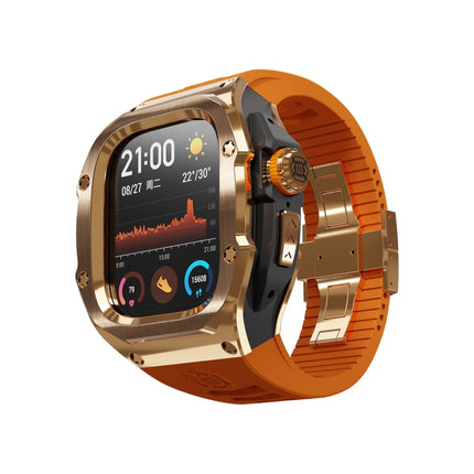 RedPepper Armor Metal Case Integrated Silicone Watch Band, For Apple Watch Ultra 3 / 2 / 1 49mm - DealBuddy