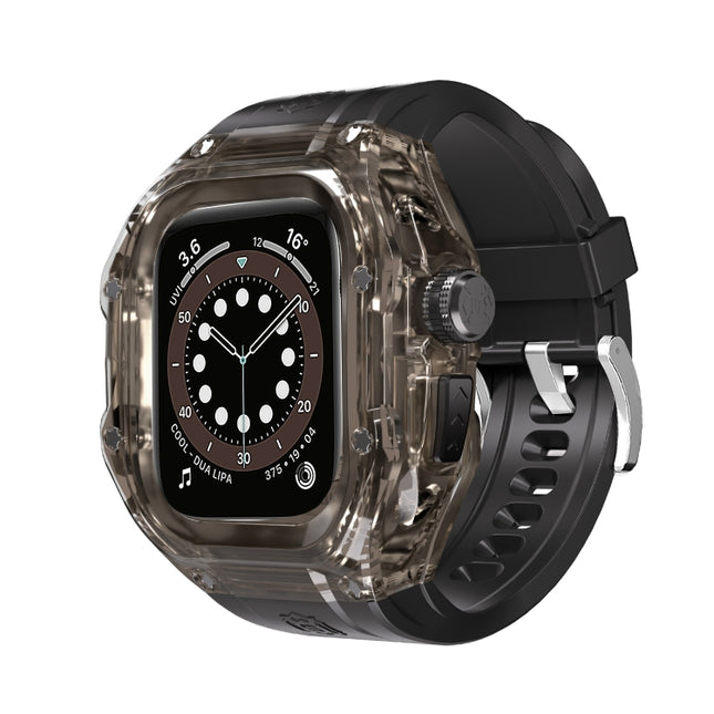 RedPepper Armor Metal Case Integrated Silicone Watch Band