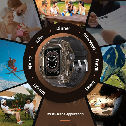RedPepper Armor Metal Case Integrated Silicone Watch Band