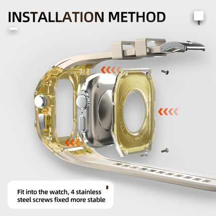 RedPepper Armor Metal Case Integrated Silicone Watch Band, For Apple Watch Ultra 3 / 2 / 1 49mm - DealBuddy