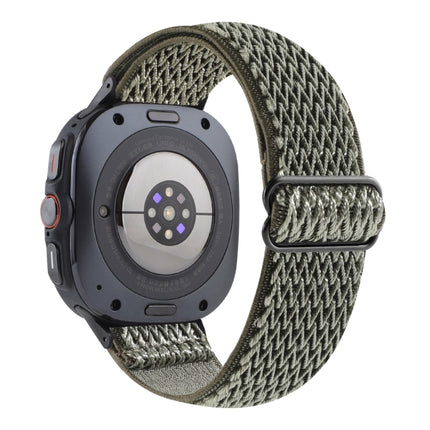 Wave Pattern Nylon Braided Watch Band, For Galaxy Watch Ultra2 2026 / 2025 / 1 2024
