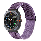 Wave Pattern Nylon Braided Watch Band, For Samsung Galaxy Watch Ultra 47mm / Ultra 2025