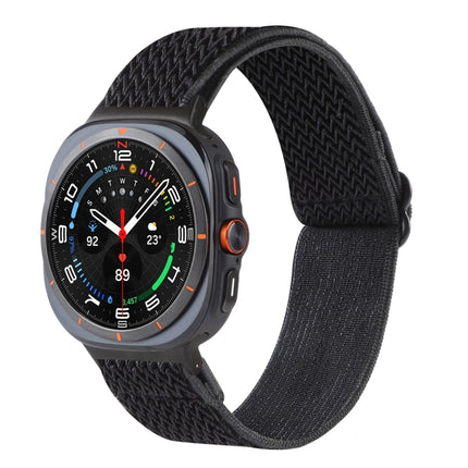 Wave Pattern Nylon Braided Watch Band, For Galaxy Watch Ultra2 2026 / 2025 / 1 2024
