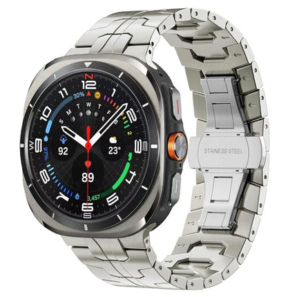 Butterfly Buckle Titanium Alloy Watch Band, For Galaxy Watch Ultra2 2026 / 2025 / 1 2024