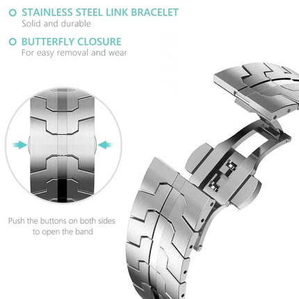 Butterfly Buckle Titanium Alloy Watch Band, For Samsung Galaxy Watch Ultra 47mm / Ultra 2025 - DealBuddy