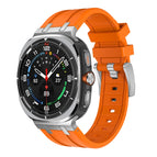For Samsung Galaxy Watch Ultra 47mm / Ultra 2025 / Silver Orange