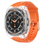For Samsung Galaxy Watch Ultra 47mm / Ultra 2025 / Orange Transparent