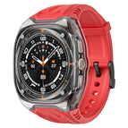 For Samsung Galaxy Watch Ultra 47mm / Ultra 2025 / Red Clear Black