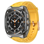 For Samsung Galaxy Watch Ultra 47mm / Ultra 2025 / Yellow Clear Black