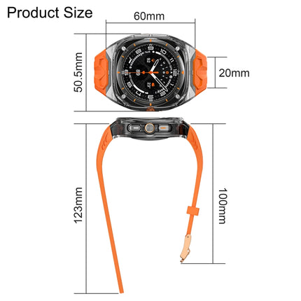 Modified PC Hybrid TPU Watch Case Band