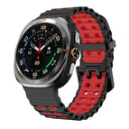 For Samsung Galaxy Watch Ultra 47mm / Ultra 2025 / Black Red