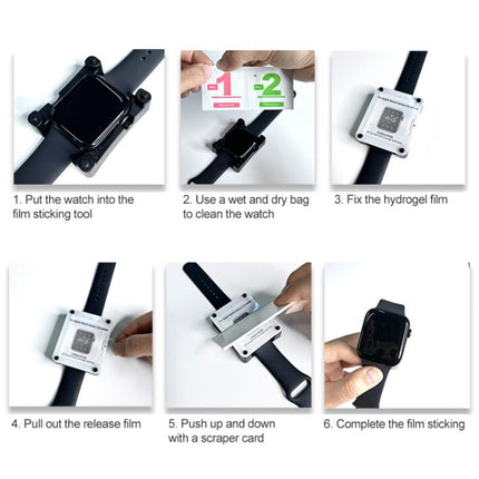 Soft Hydrogel Film Watch Screen Protector with Locator