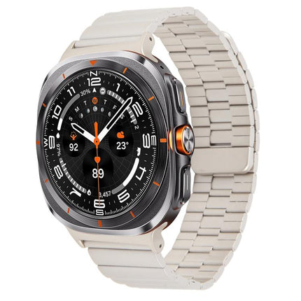 Bamboo Stainless Steel Magnetic Watch Band