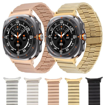 Bamboo Stainless Steel Magnetic Watch Band