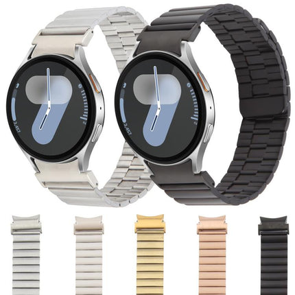 Bamboo Magnetic Quick Release Metal Watch Band, For Samsung Galaxy Watch 7 / 6 / 5 / 4 - DealBuddy