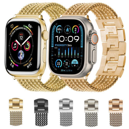 6-Chain Stainless Steel Watch Band, For Apple Watch 46mm / 49mm / 45mm / 44mm, For Apple Watch 42mm / 41mm / 40mm / 38mm - DealBuddy