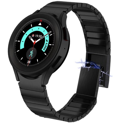 One Bead Magnetic Buckle Stainless Steel Watch Band, For Samsung Galaxy Watch 4 / 5 / 6 / 7 - DealBuddy