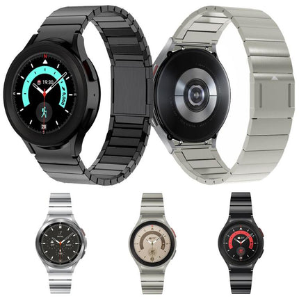One Bead Magnetic Buckle Stainless Steel Watch Band, For Samsung Galaxy Watch 4 / 5 / 6 / 7 - DealBuddy