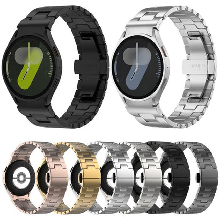 Quick Release Button H Shaped Stainless Steel Watch Band, For Samsung Galaxy Watch  7 / 6 / 5 / 4 - DealBuddy
