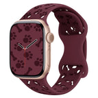 For Apple Watch 46mm / 49mm / 45mm / 44mm / Wine Red