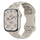Dog Paw Bones Butterfly Buckle Silicone Watch Band
