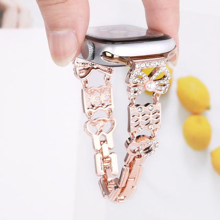 Bow Jewelry Buckle Stainless Steel Watch Band