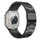 Norman Clasp Three-Link Stainless Steel Watch Band