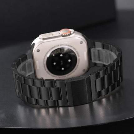 Norman Clasp Three-Link Stainless Steel Watch Band