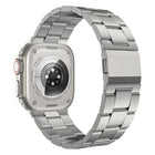 Norman Clasp Three-Link Titanium Alloy Watch Band, For Apple Watch 46mm / 49mm / 45mm / 44mm - DealBuddy