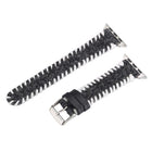 Retro Stitched Wool Genuine Leather Watch Band