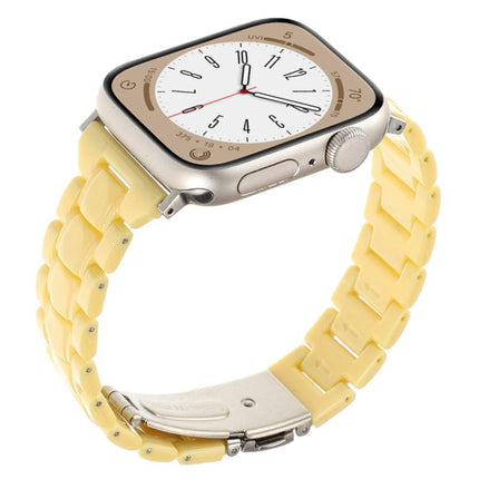 Small Waist Rhombus Three-bead Resin Watch Band, For Apple Watch 46mm / 49mm / 45mm / 44mm, For Apple Watch 42mm / 41mm / 40mm / 38mm - DealBuddy