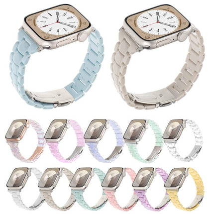 Small Waist Rhombus Three-bead Resin Watch Band