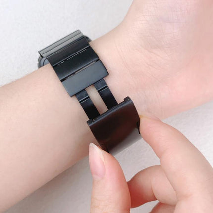 Single Bead Side-removable Stainless Steel Watch Band, For Apple Watch 46mm / 49mm / 45mm / 44mm, For Apple Watch 42mm / 41mm / 40mm / 38mm - DealBuddy