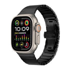 Butterfly Clasp One-Bead Titanium Alloy Watch Band, For Apple Watch 46mm / 49mm / 45mm / 44mm - DealBuddy