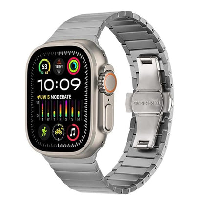 Butterfly Clasp One-Bead Titanium Alloy Watch Band
