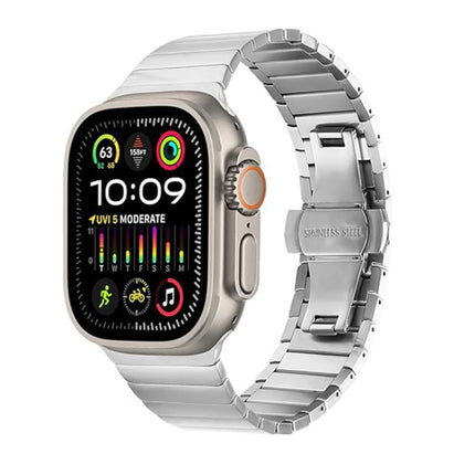 Butterfly Clasp One-Bead Titanium Alloy Watch Band
