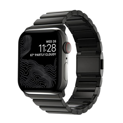 Norman Clasp One-Bead Stainless Steel Watch Band