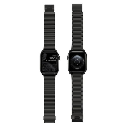 Norman Clasp One-Bead Stainless Steel Watch Band
