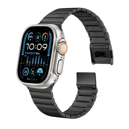 Bamboo Norman Buckle Pure Titanium Watch Band, For Apple Watch 46mm / 49mm / 45mm / 44mm - DealBuddy