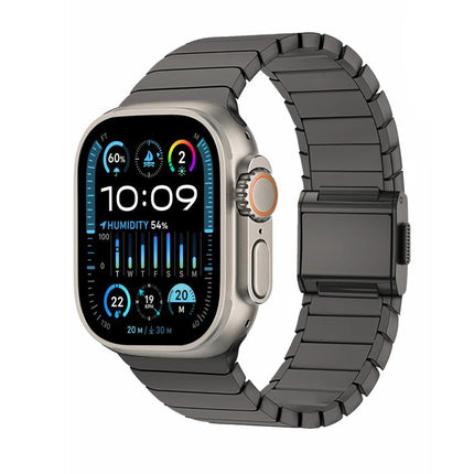Bamboo Norman Buckle Pure Titanium Watch Band, For Apple Watch 46mm / 49mm / 45mm / 44mm - DealBuddy