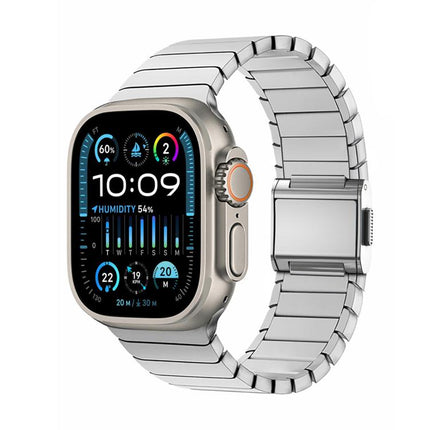 Bamboo Norman Buckle Pure Titanium Watch Band, For Apple Watch 46mm / 49mm / 45mm / 44mm - DealBuddy
