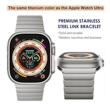 Bamboo Norman Buckle Pure Titanium Watch Band, For Apple Watch 46mm / 49mm / 45mm / 44mm - DealBuddy