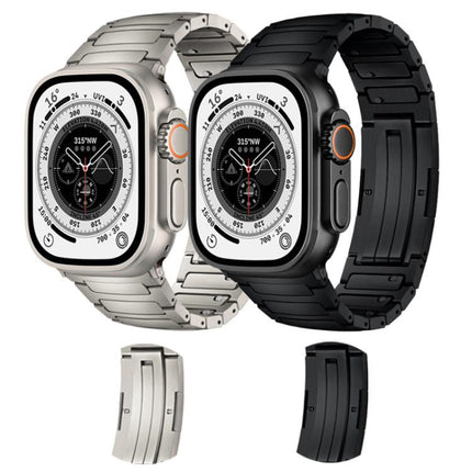 Integrated I-Shaped Quick Release Titanium Alloy Watch Band, For Apple Watch 46mm / 49mm / 45mm / 44mm - DealBuddy