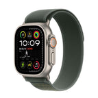For Apple Watch 42mm / 41mm / 40mm / 38mm / Green + Natural Titanium Finish
